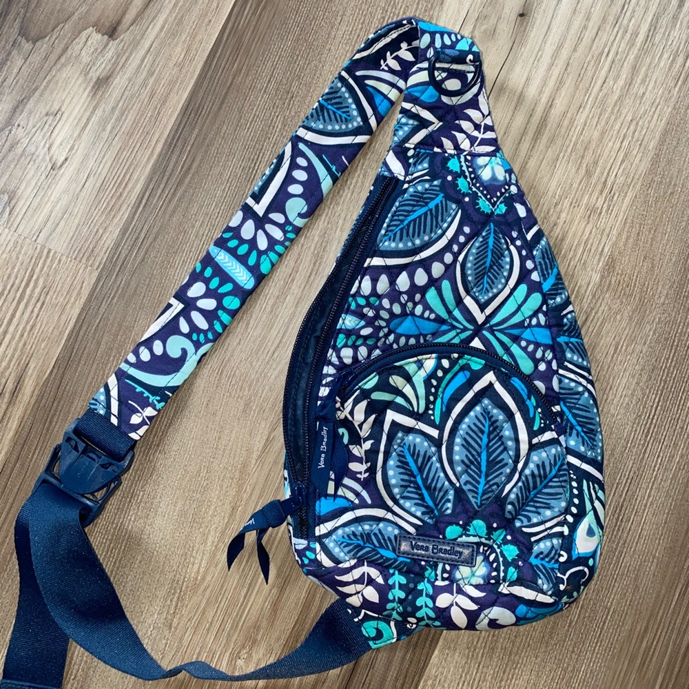 Vera Bradley Blue Patterned Crossbody Bag